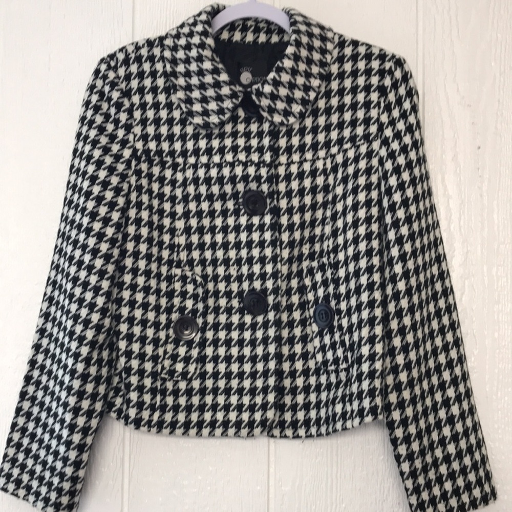 Houndstooth Button Front Jacket First Option Wome… - image 2